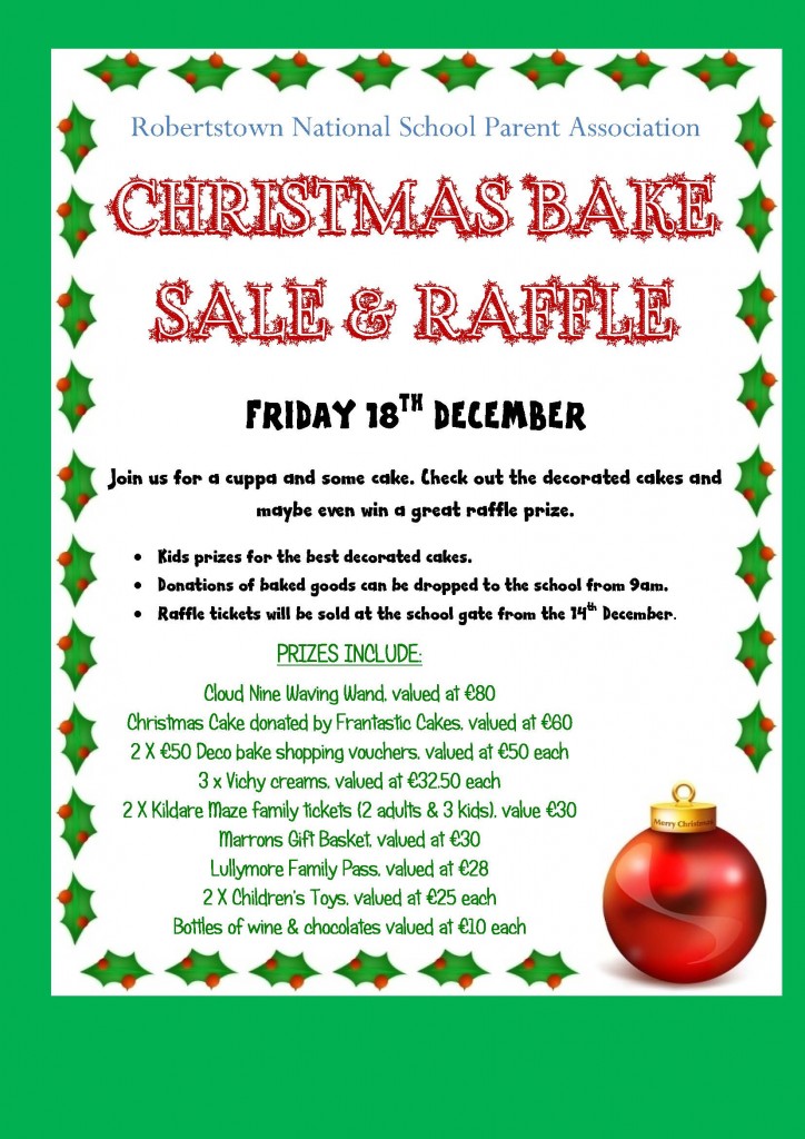 Christmas Raffle Poster 3